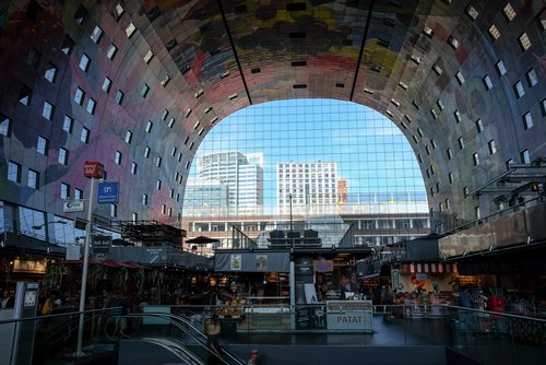 Rotterdam Markthalle von innen